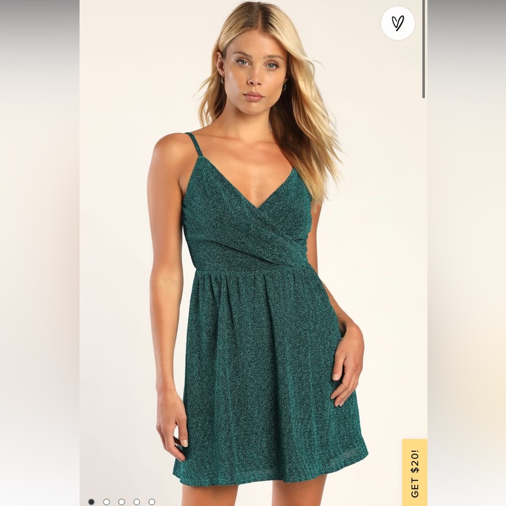 Turquoise, skater, homecoming dress